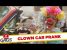 Creepy Clown Car Confetti Prank