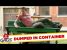 Dumped Inside Waste Container While Sleeping! – Just For Laughs Gags