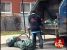 Hidden Camera Prank – Biker in garbage truck