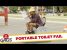 Porta Potty Lifted Up With Visitor Inside – Just For Laughs Gags